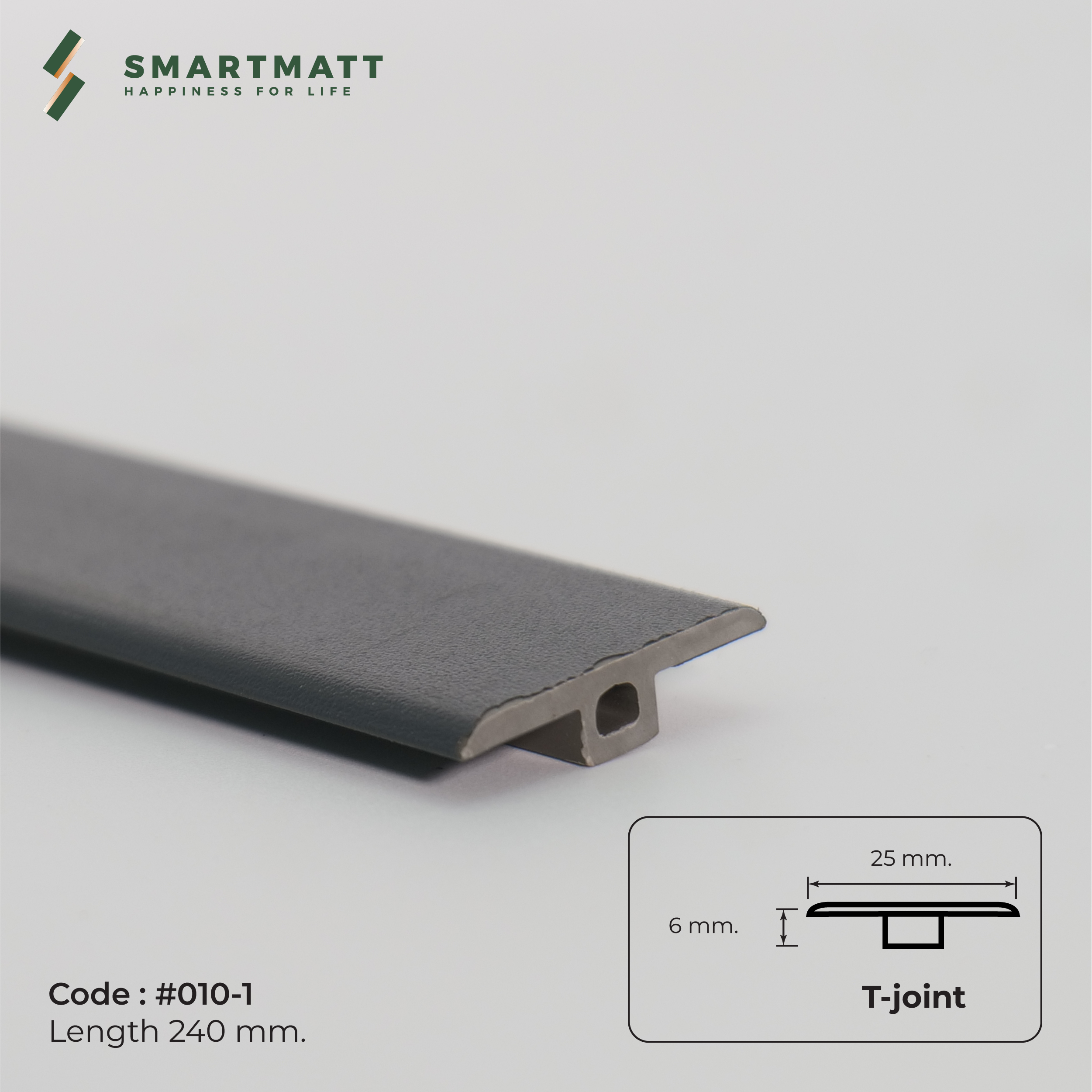 ตัวจบระดับเดียวกัน(T-Joint) สี TM-010-1